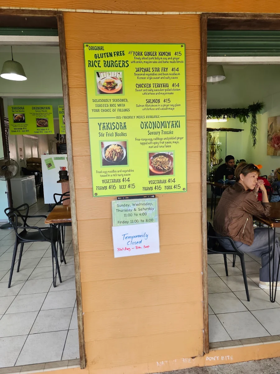 Menu, Big forest cafe