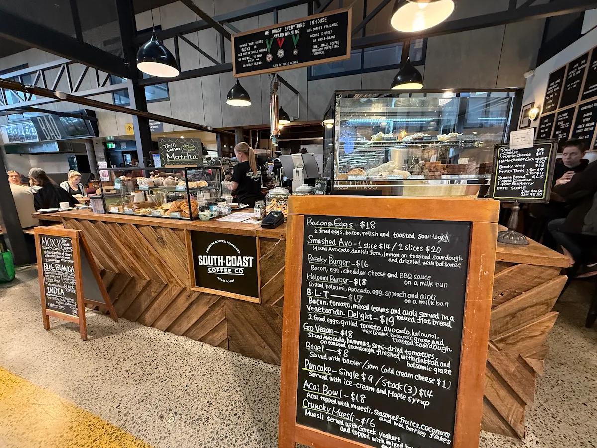 Menu, South Coast Coffee Co.