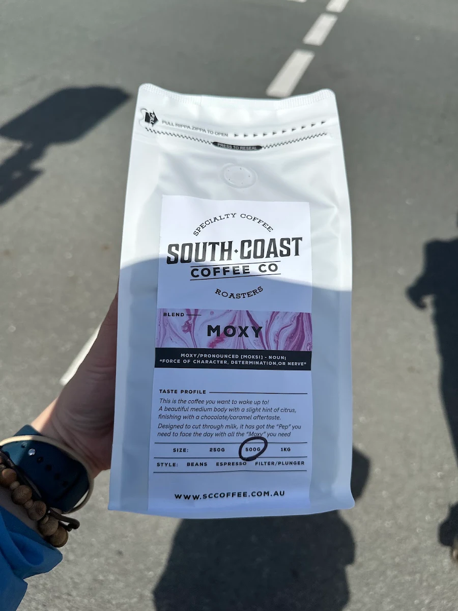 Menu, South Coast Coffee Co.