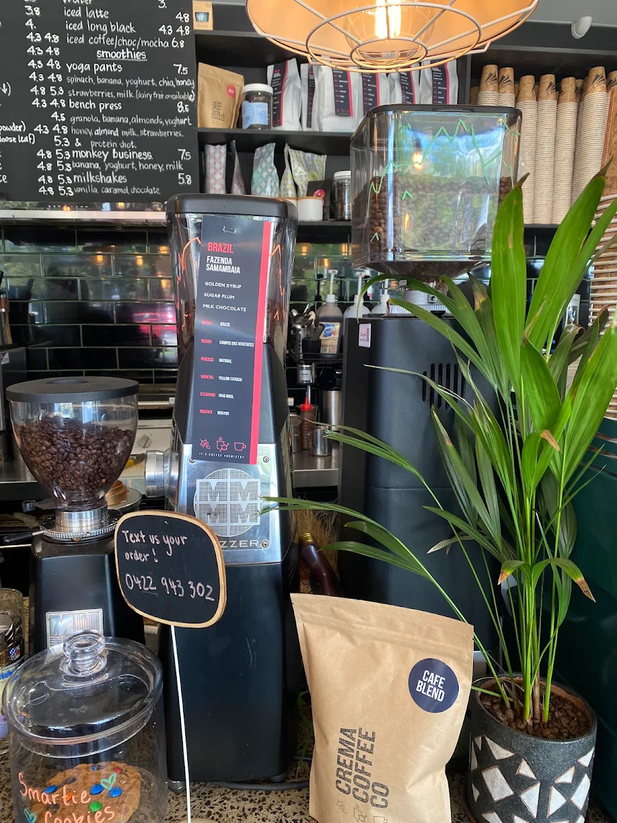 Menu, Charlie's Coffee Bar
