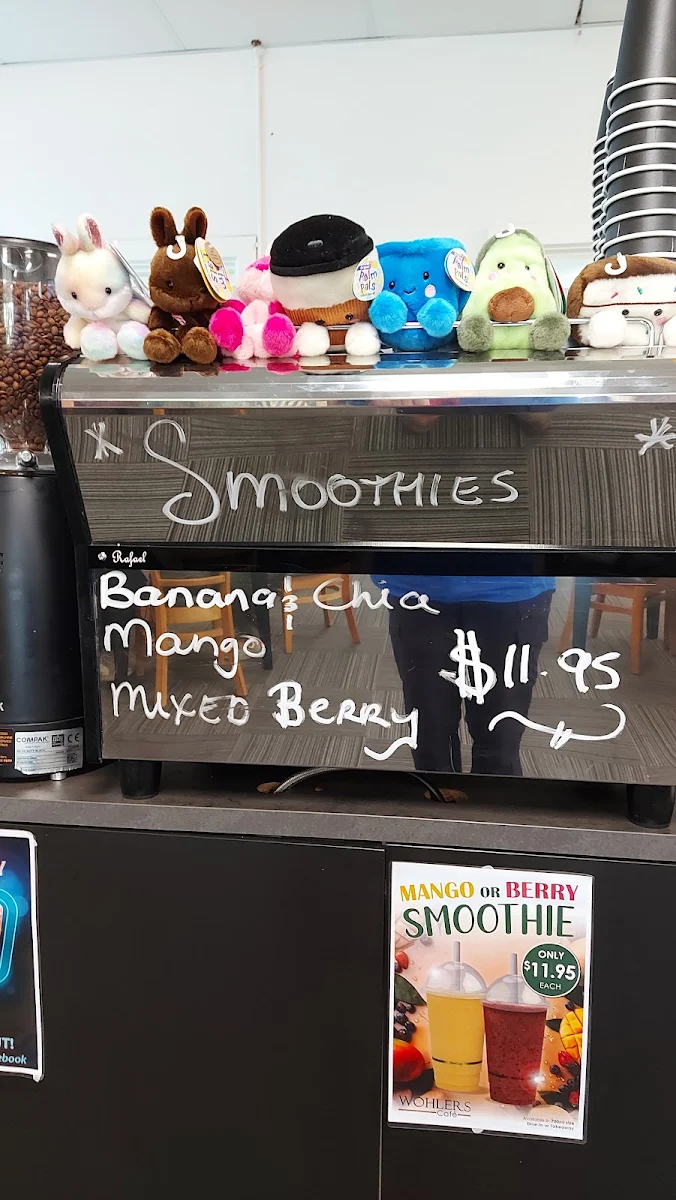 Menu, Wohlers Cafe