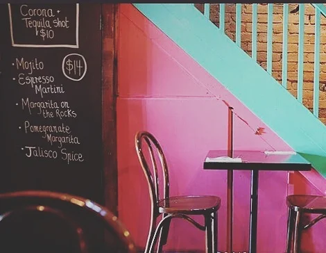 Menu, Jalisco Tequila Bar