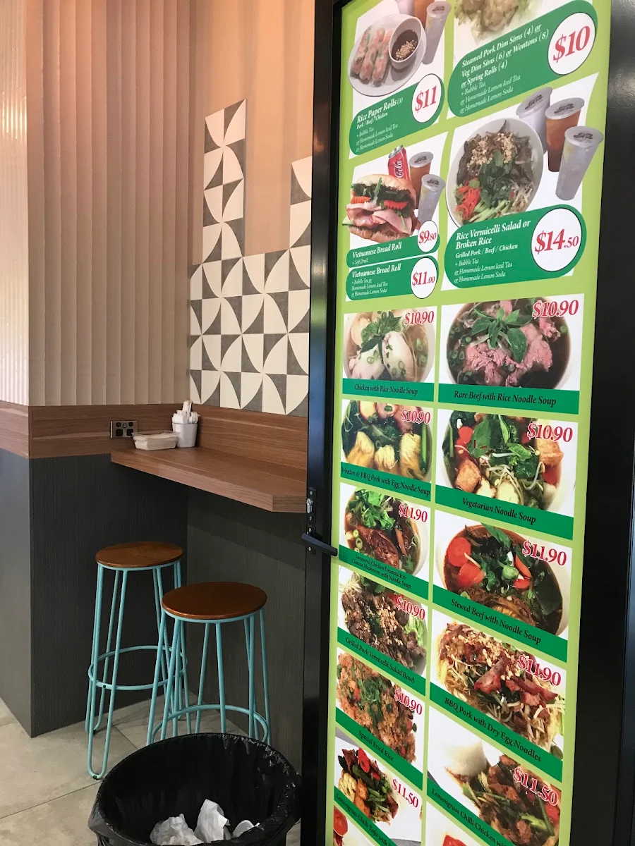 Menu, Bake N Grill Adelaide Vietnamese street food