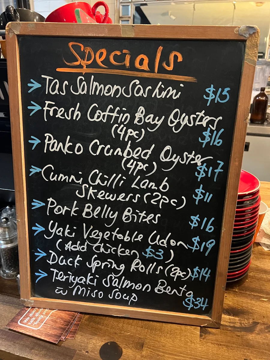 Menu, Paper Tiger