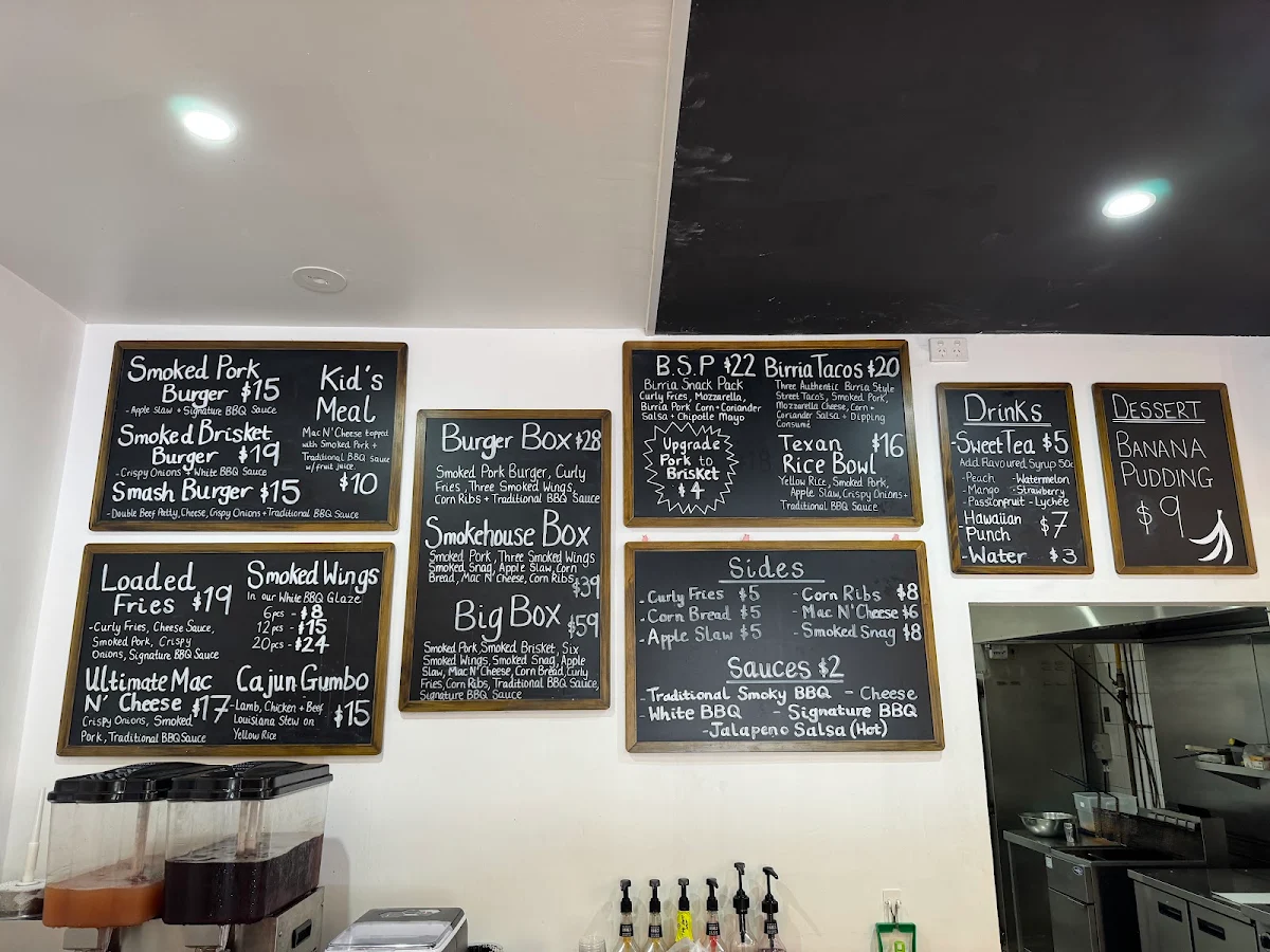 Menu, The Butt Hut | BBQ Restaurant Gold Coast