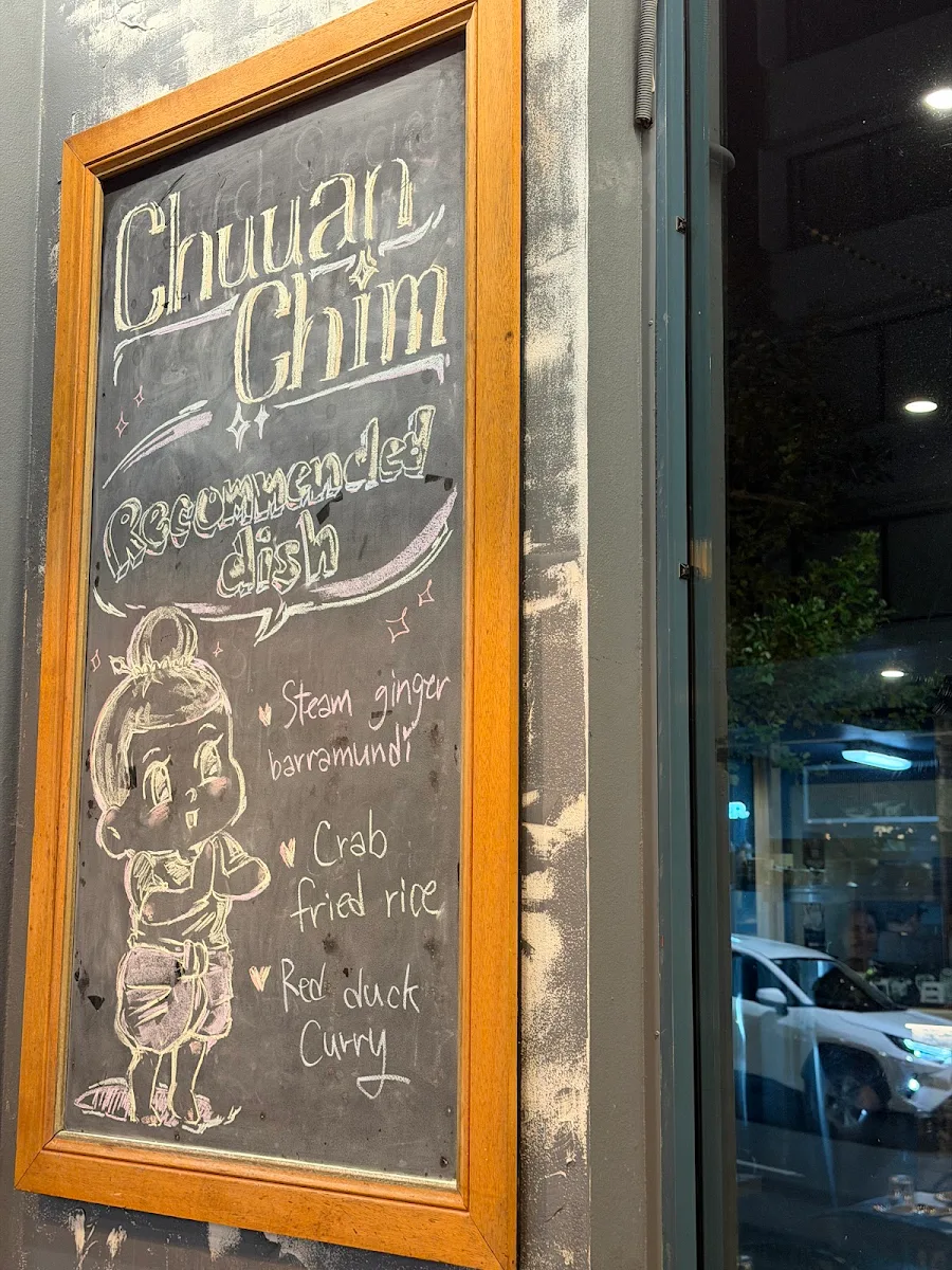 Menu, Chuuan chim Sydney