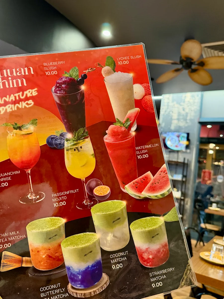 Menu, Chuuan chim Sydney