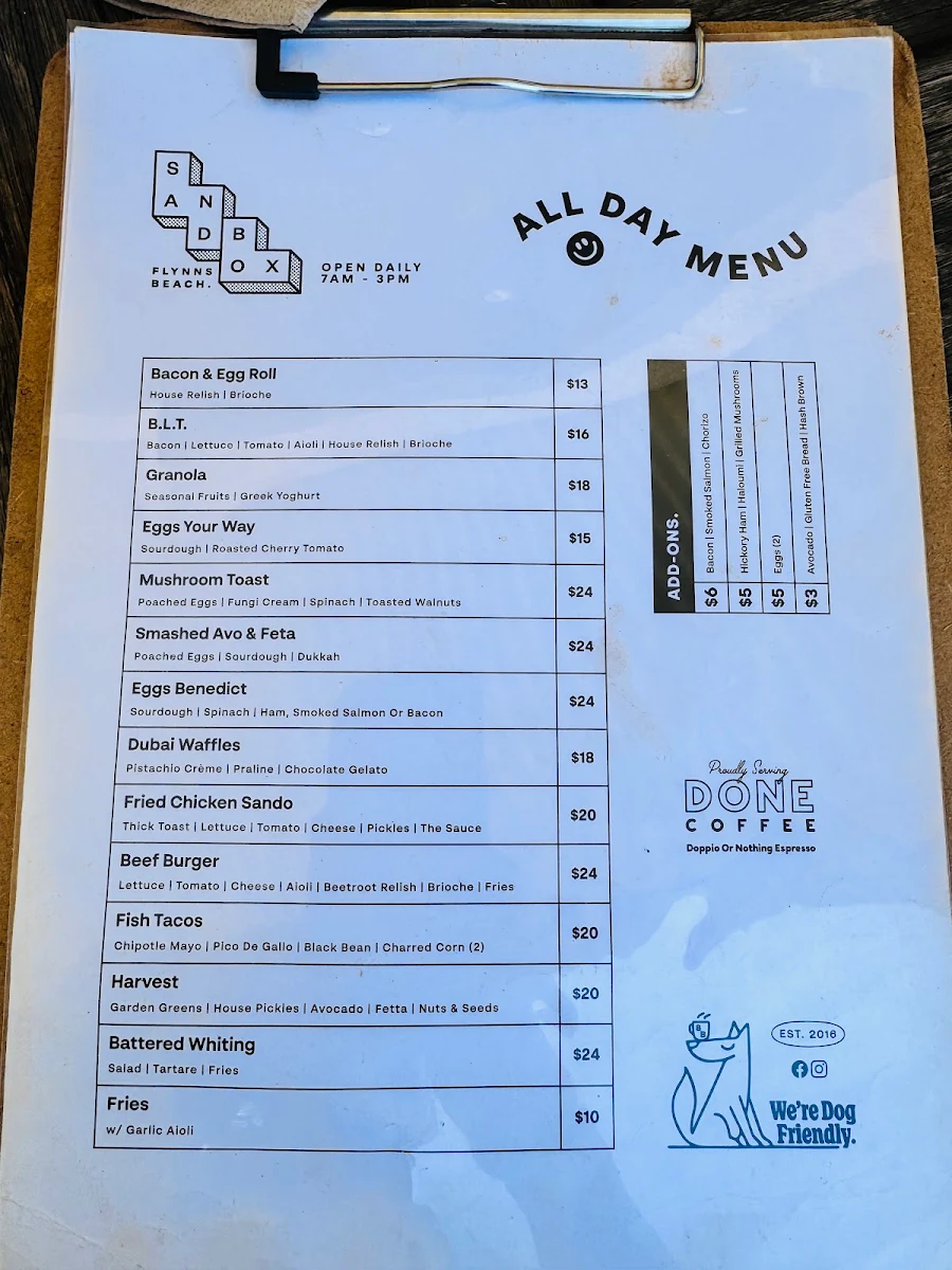 Menu photo 1