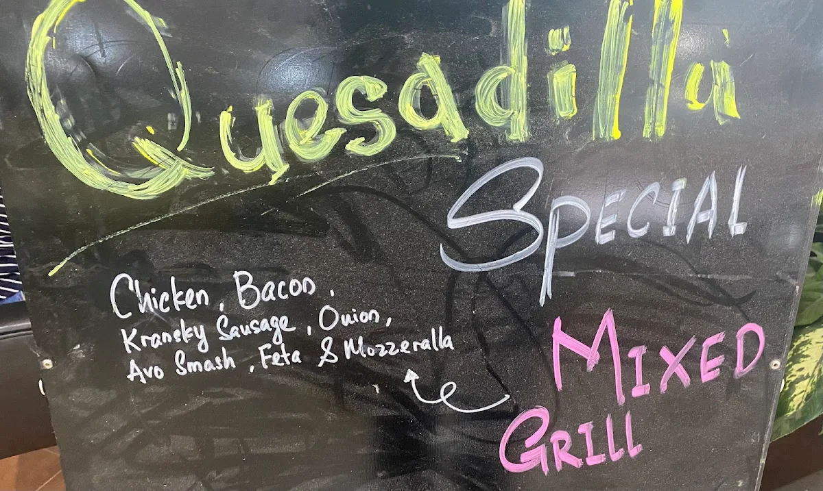 Menu, Chatterbox Cafe & Lounge Bar