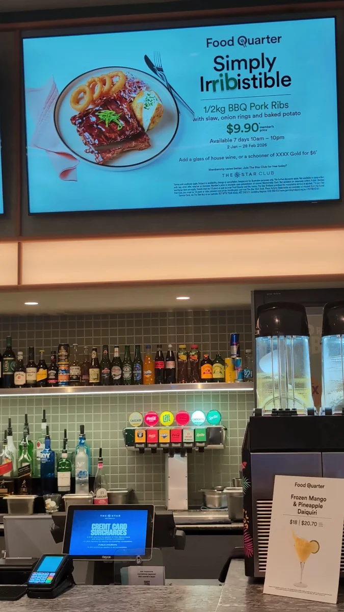 Menu, Food Quarter