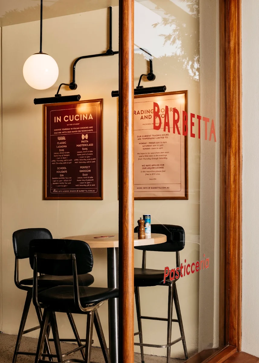 Menu, Barbetta