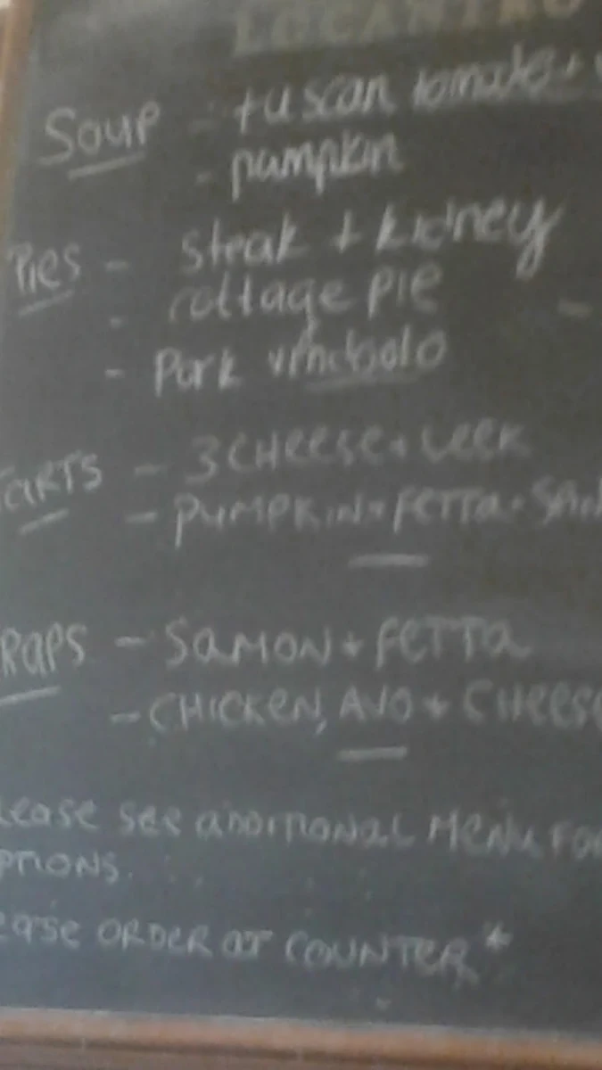 Menu, Sweet Decadence