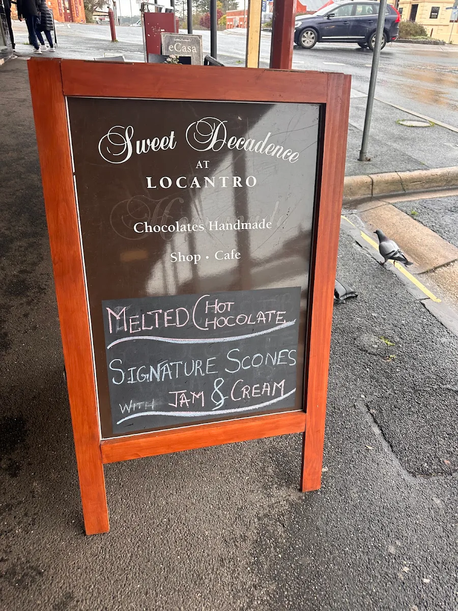 Menu, Sweet Decadence