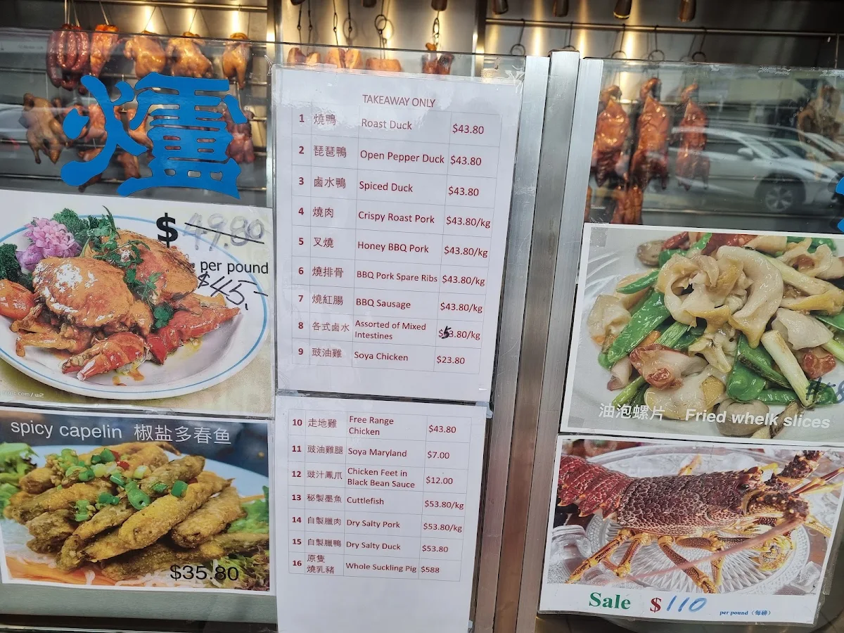 Menu, Walrus