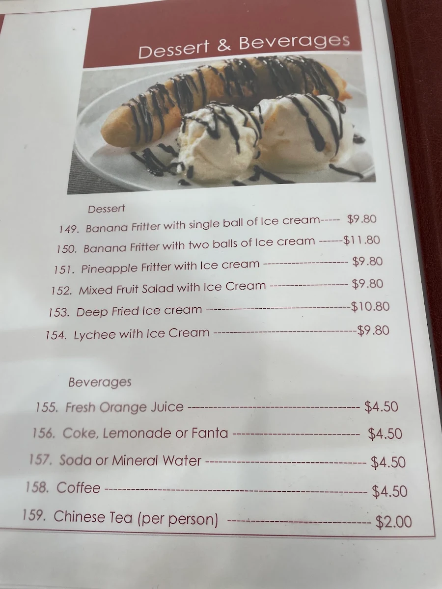 Menu, Walrus