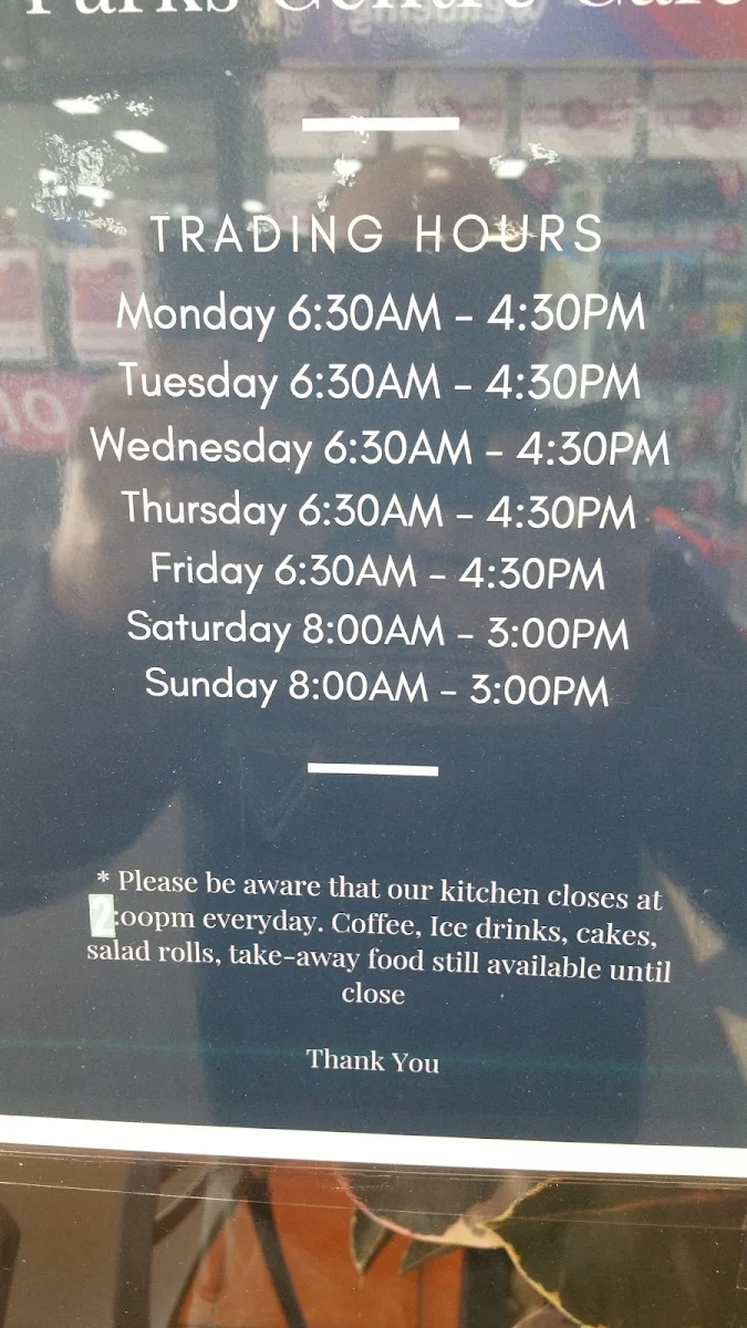 Menu, The Old Boyanup Bakery Cafe