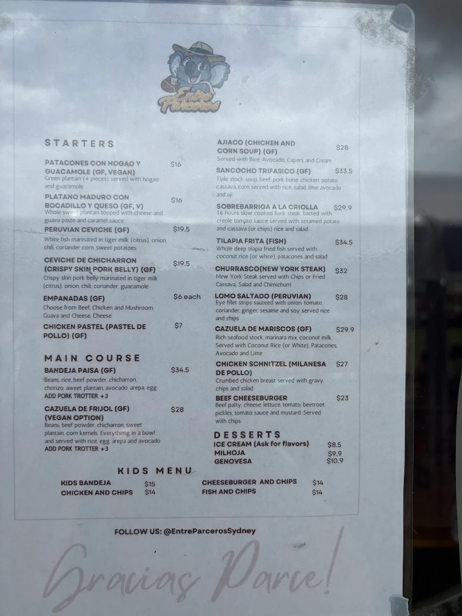 Menu photo 1
