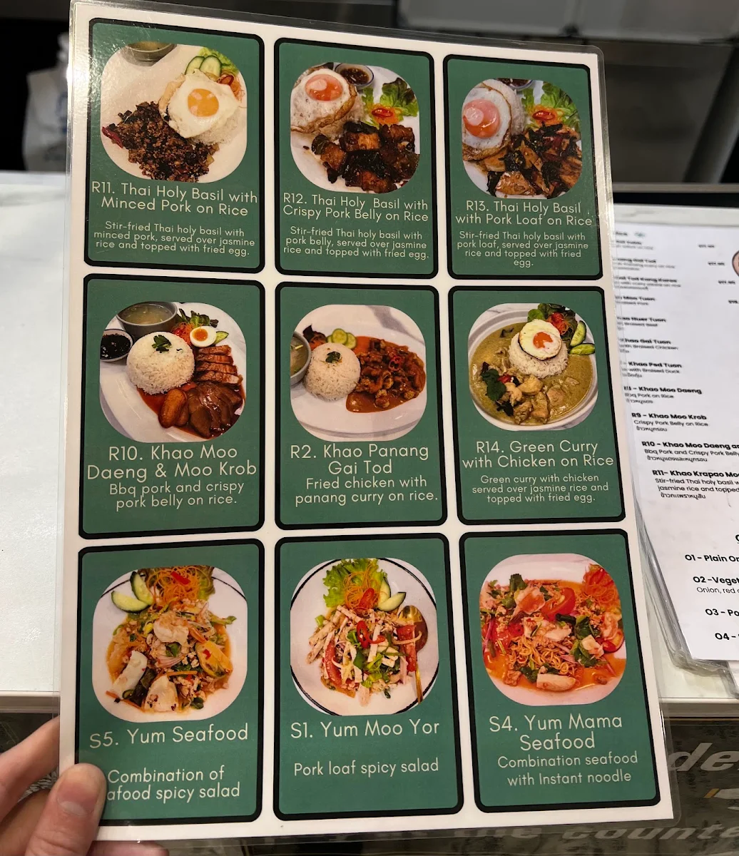 Menu, More Crown