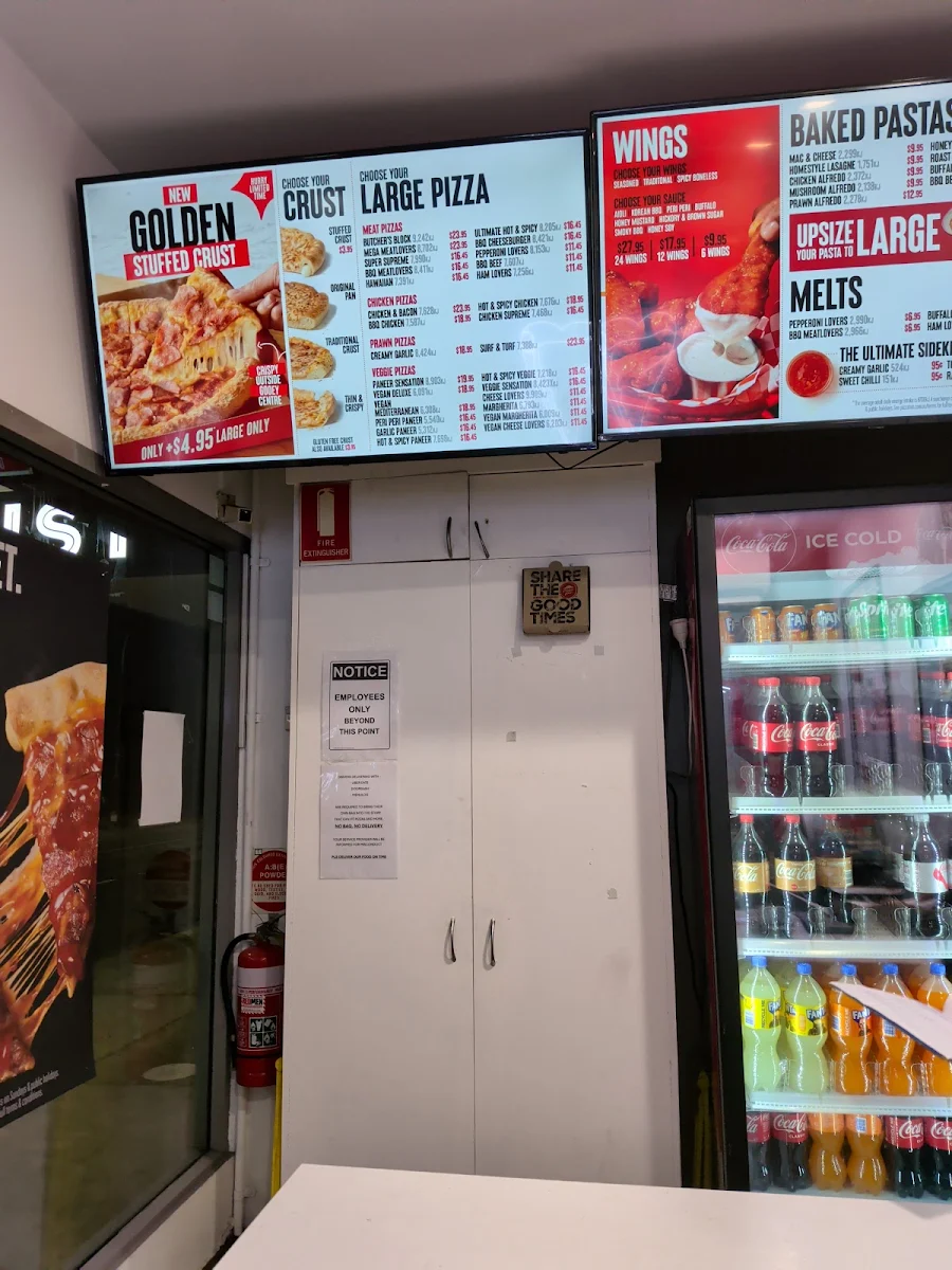 Menu, Pizza Hut North Strathfield