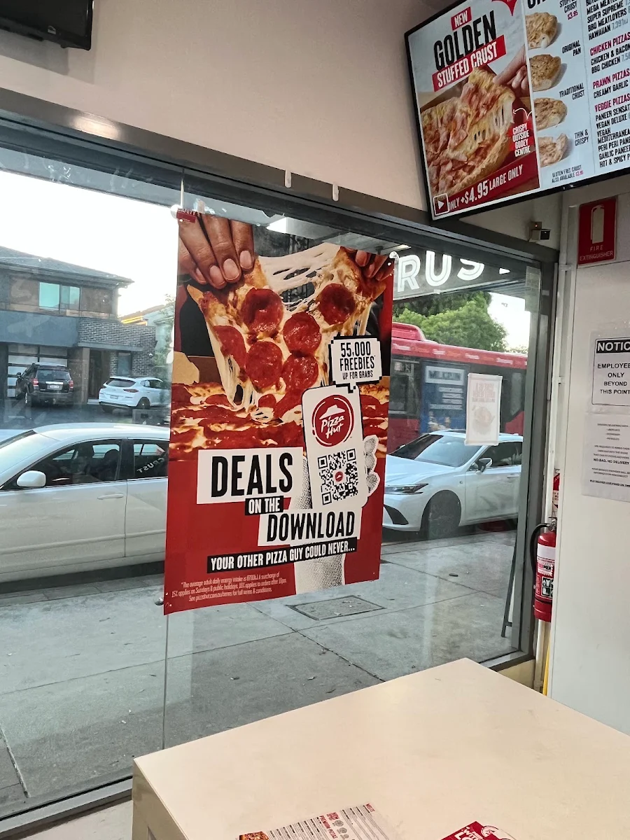 Menu, Pizza Hut North Strathfield