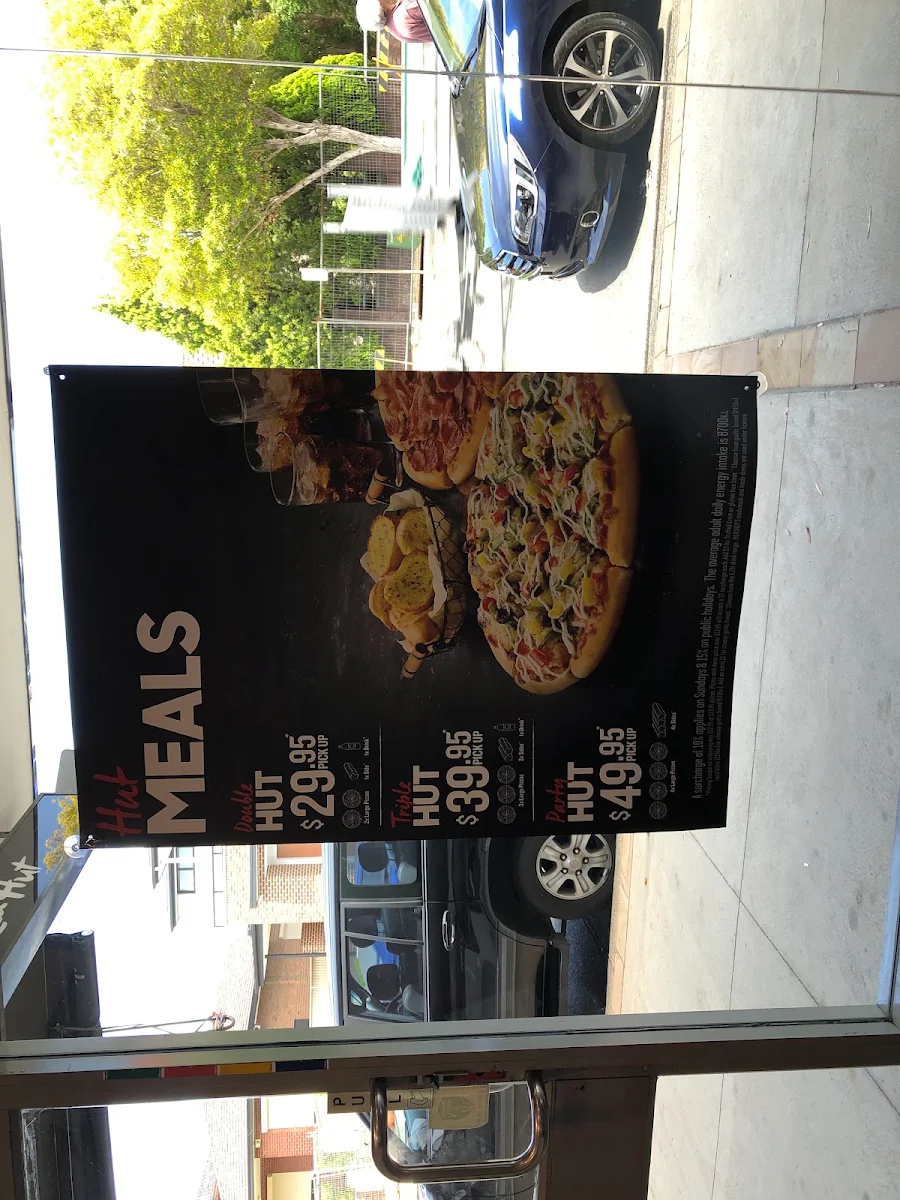 Menu, Pizza Hut North Strathfield