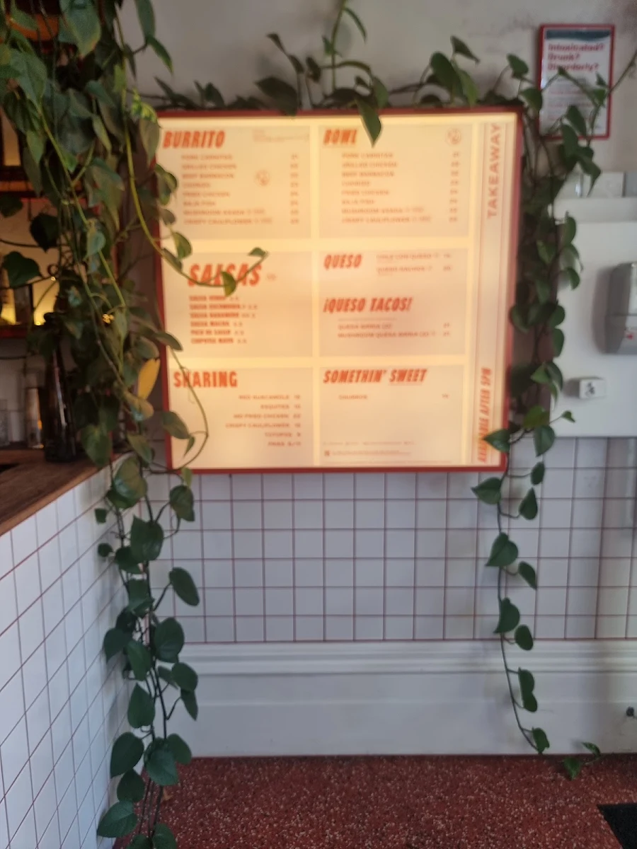 Menu, Mission District