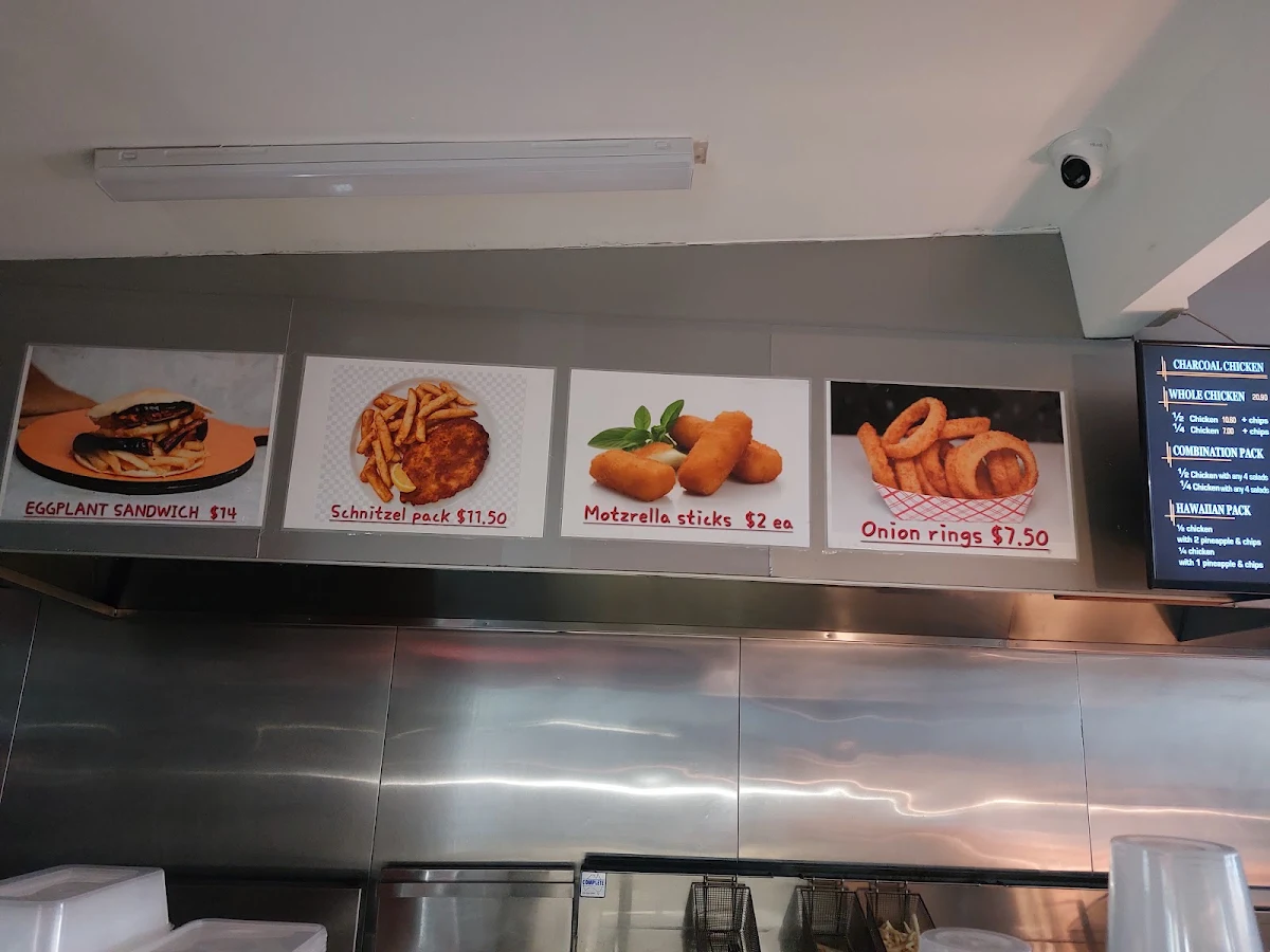 Menu, Crazy Charcoal Chicken
