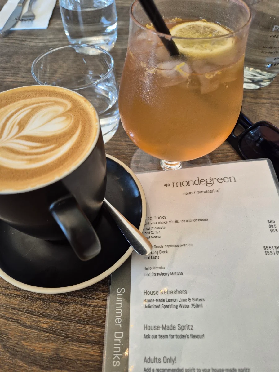 Menu, Mondegreen Cafe