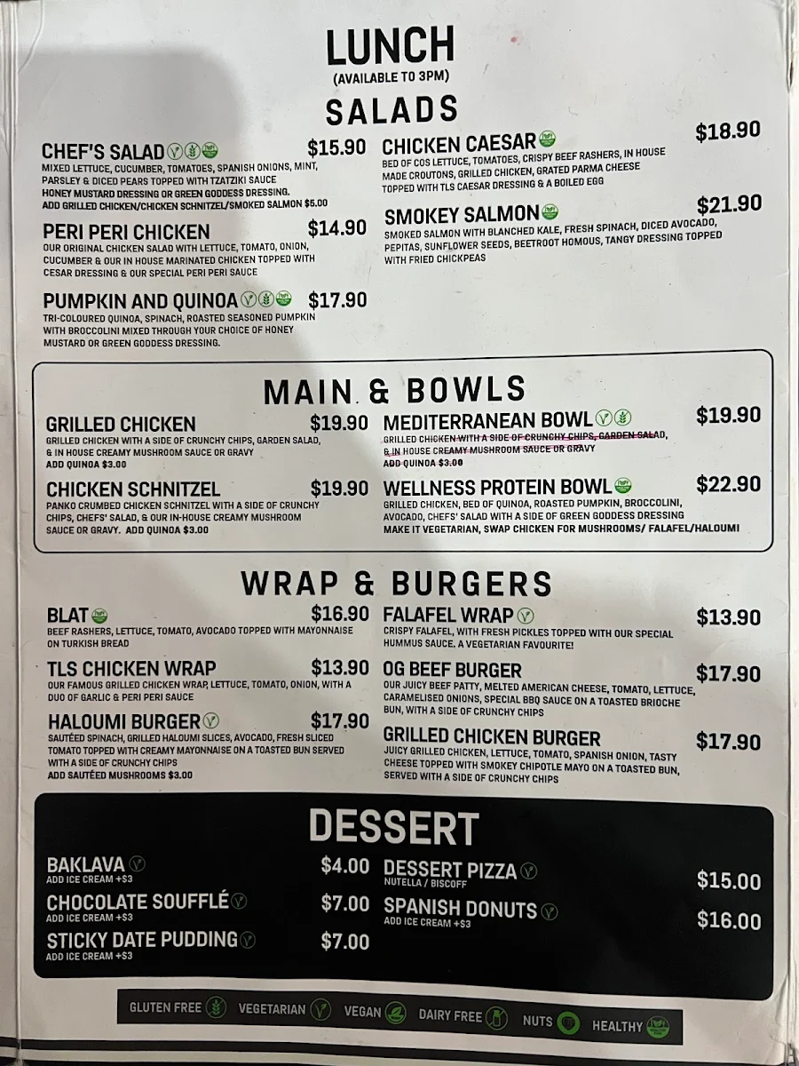 Menu, The Last Slice
