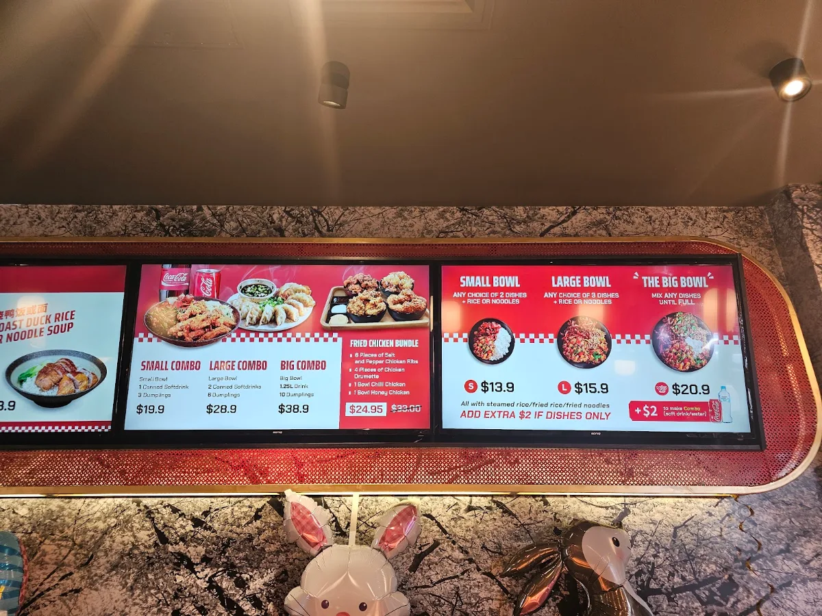 Menu, Big Bowl Kitchen+ Parkmore