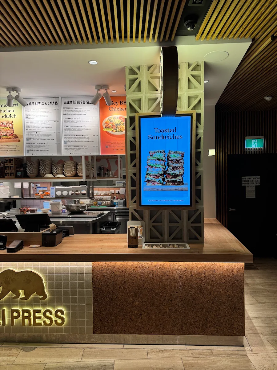 Menu, Cali Press Northpoint