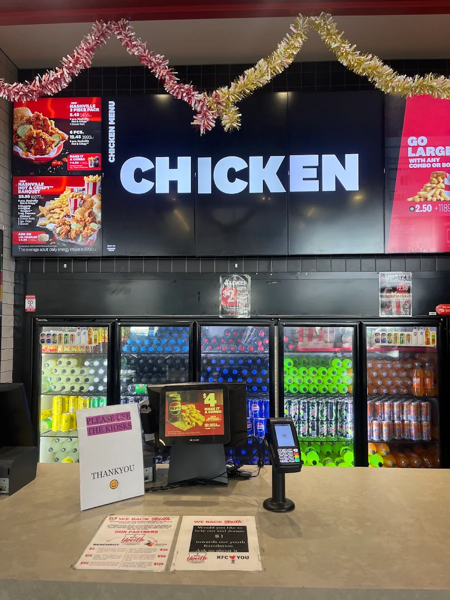 Menu, KFC Ballina Travel Centre