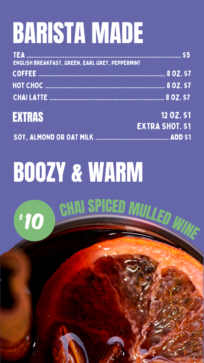 Menu, Frankie Mt Hotham
