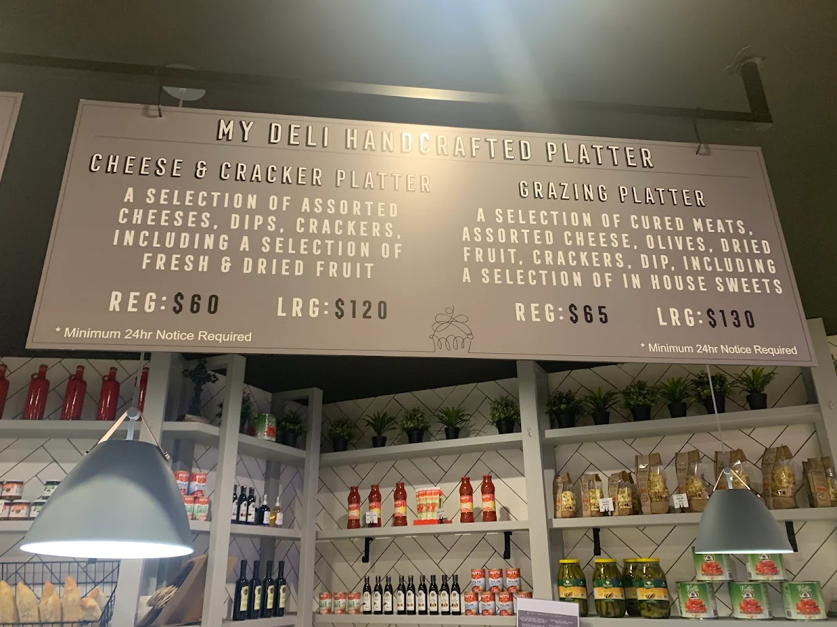 Menu, My Deli