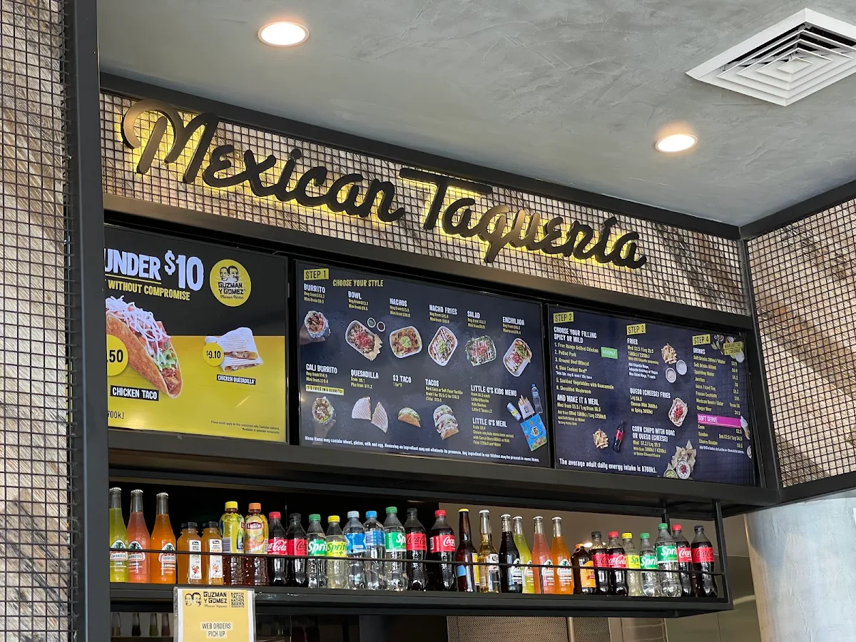 Menu, Guzman y Gomez - Gungahlin