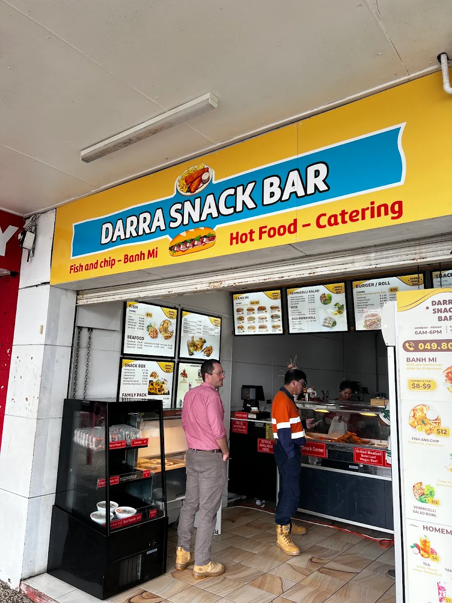 Menu, Darra Snack Bar