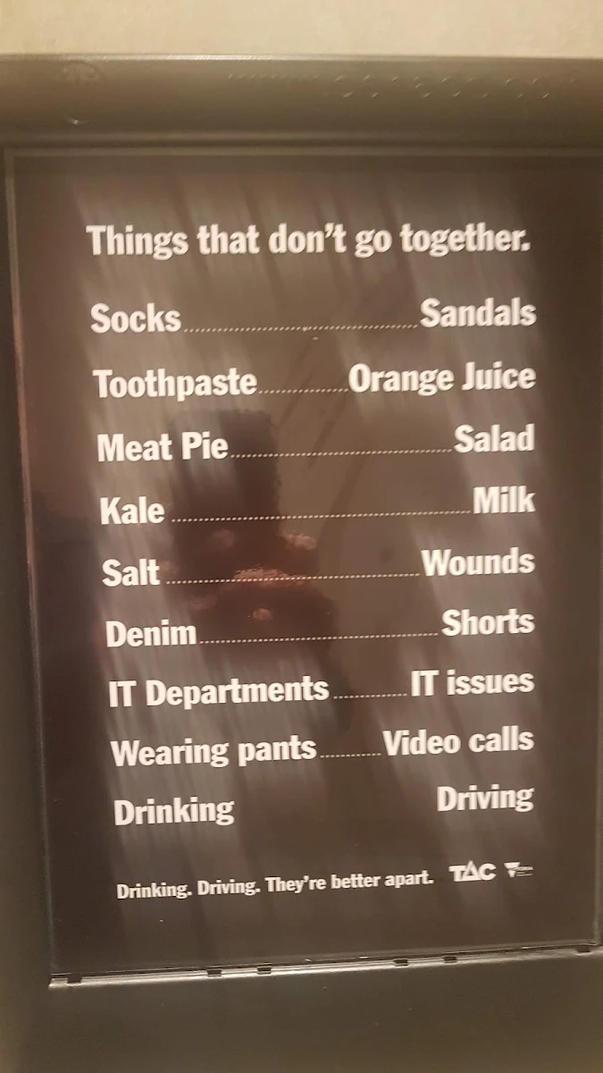 Menu, Cardinia Park Hotel