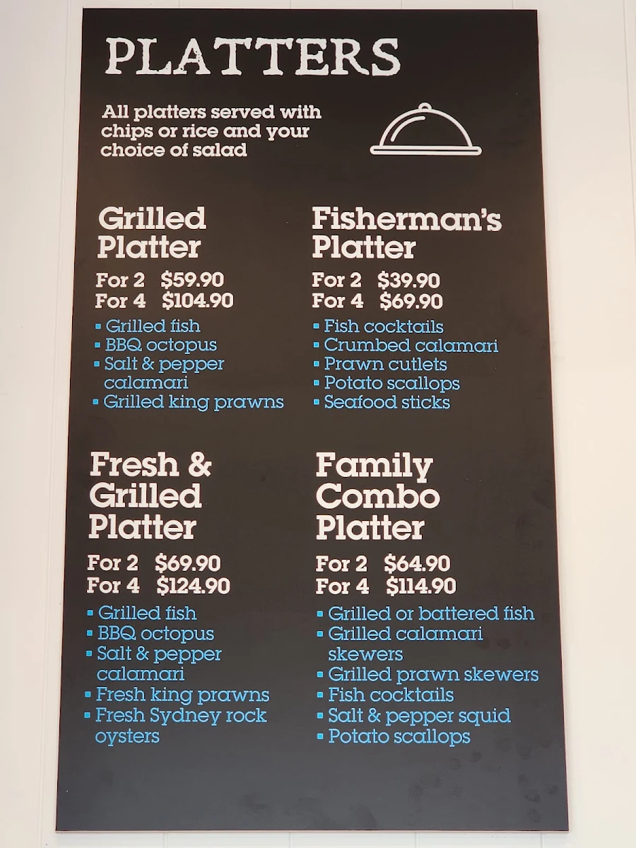 Menu, Costis Seafood and Grill -Eastern Creek Quarter