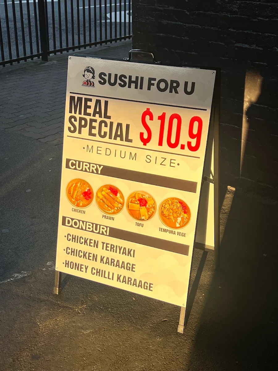 Menu, Sushi for U