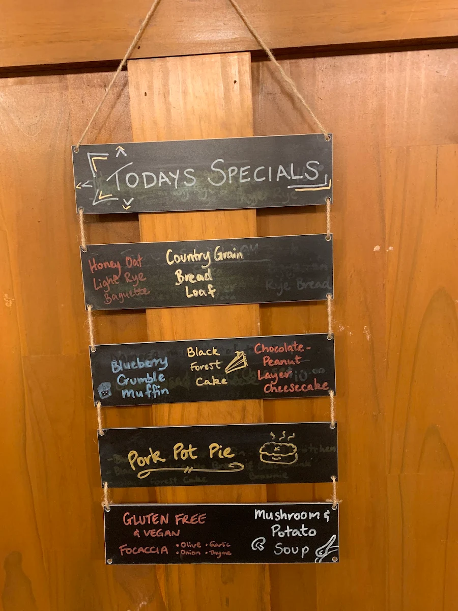 Menu, Knot Just Pretzels