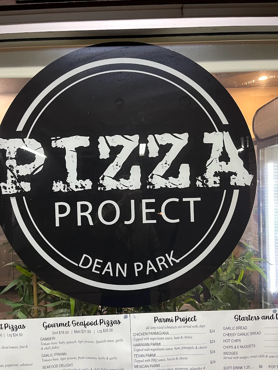 Menu, Pizza Project Dean Park