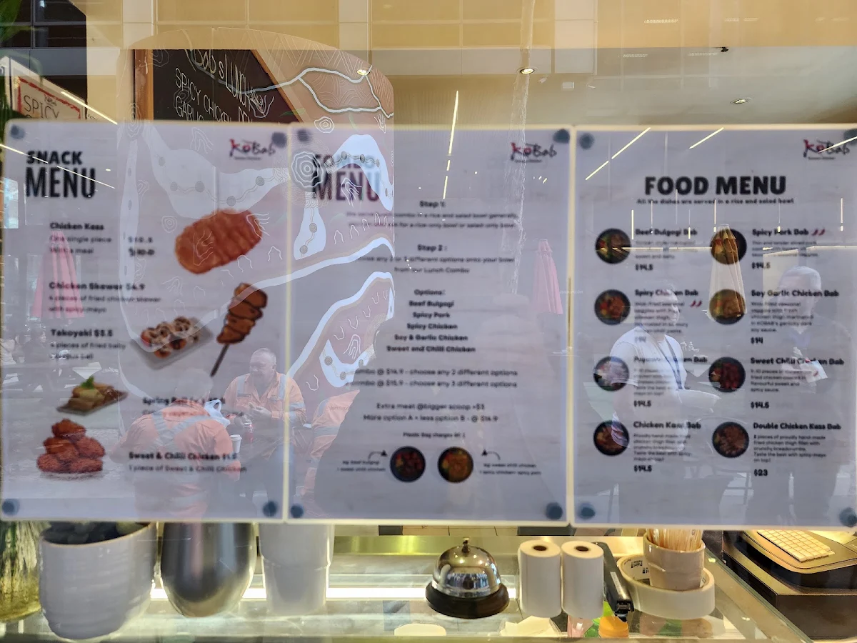 Menu, Kobab