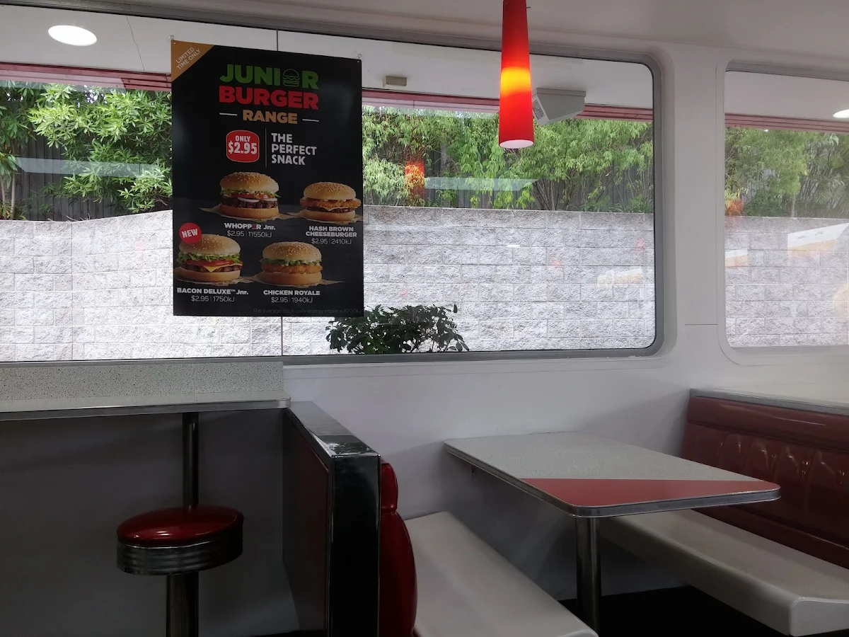 Menu, Hungry Jack's Burgers Mudgeeraba