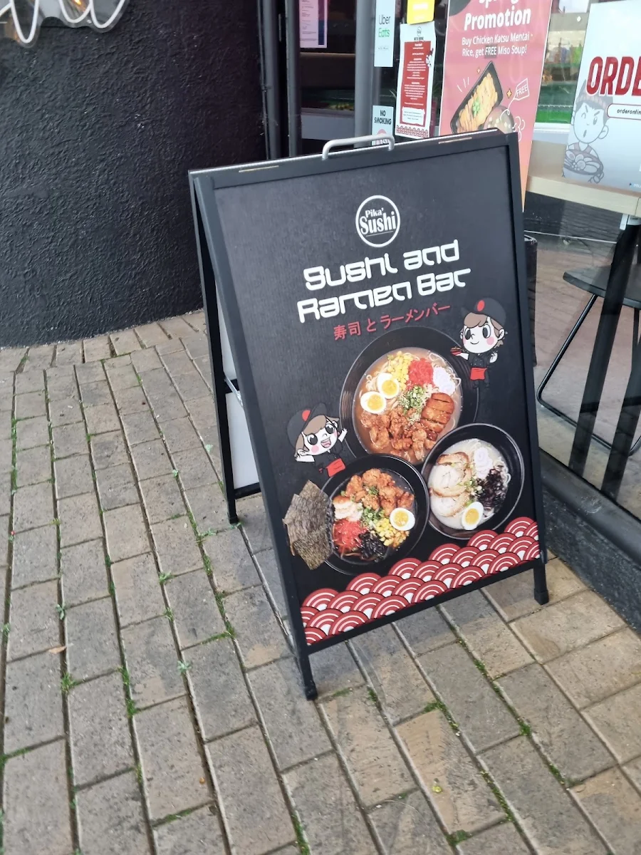 Menu, Pika Sushi Mornington