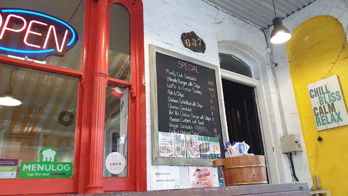 Menu, Red Lemon Thai