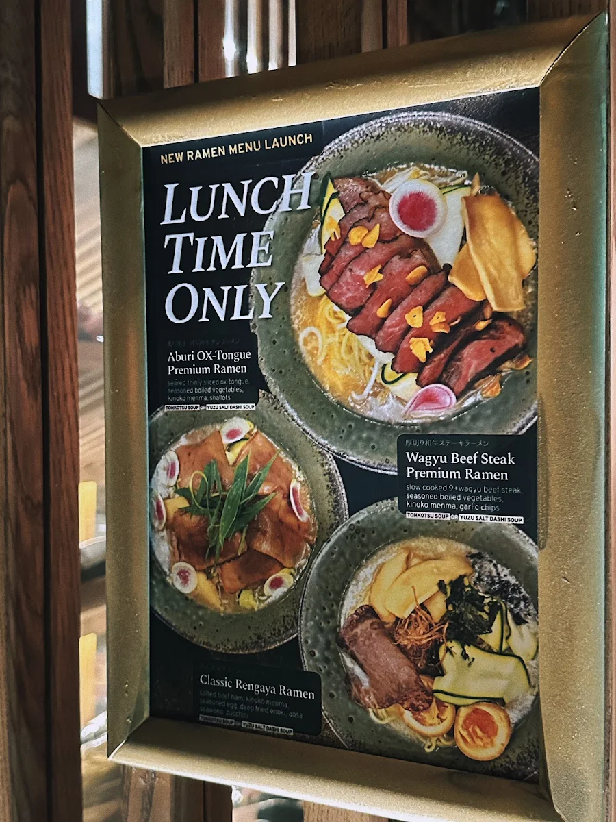 Menu, Rengaya