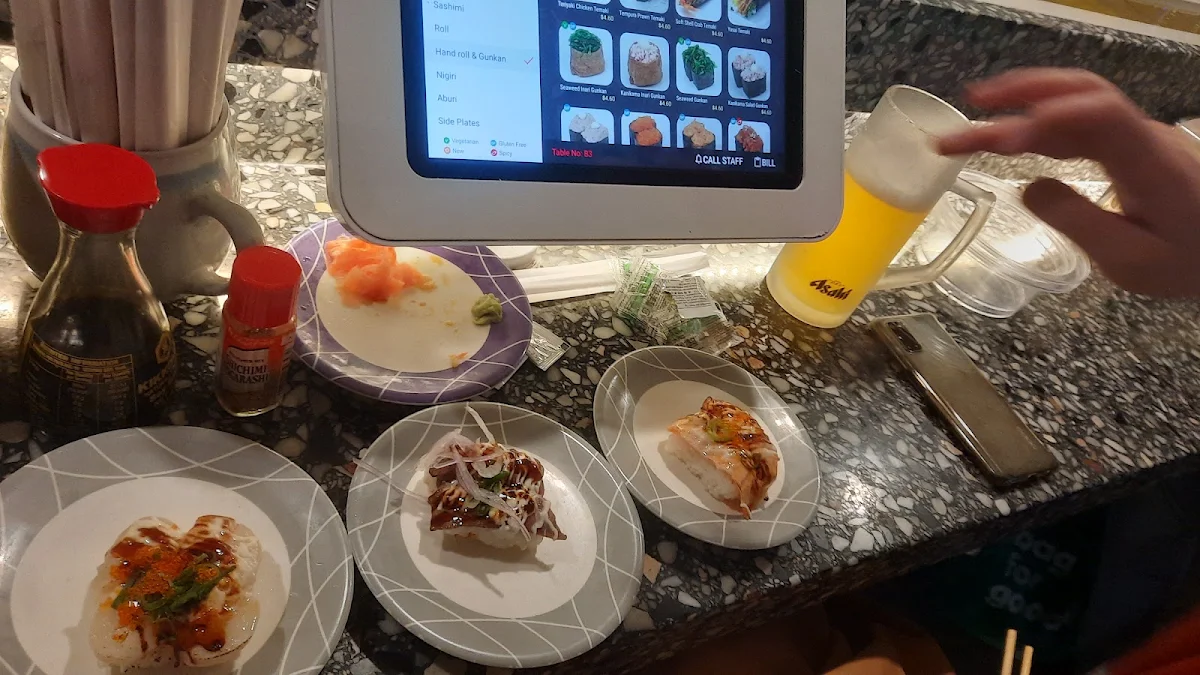 Menu, Ichiban Sushi CBD