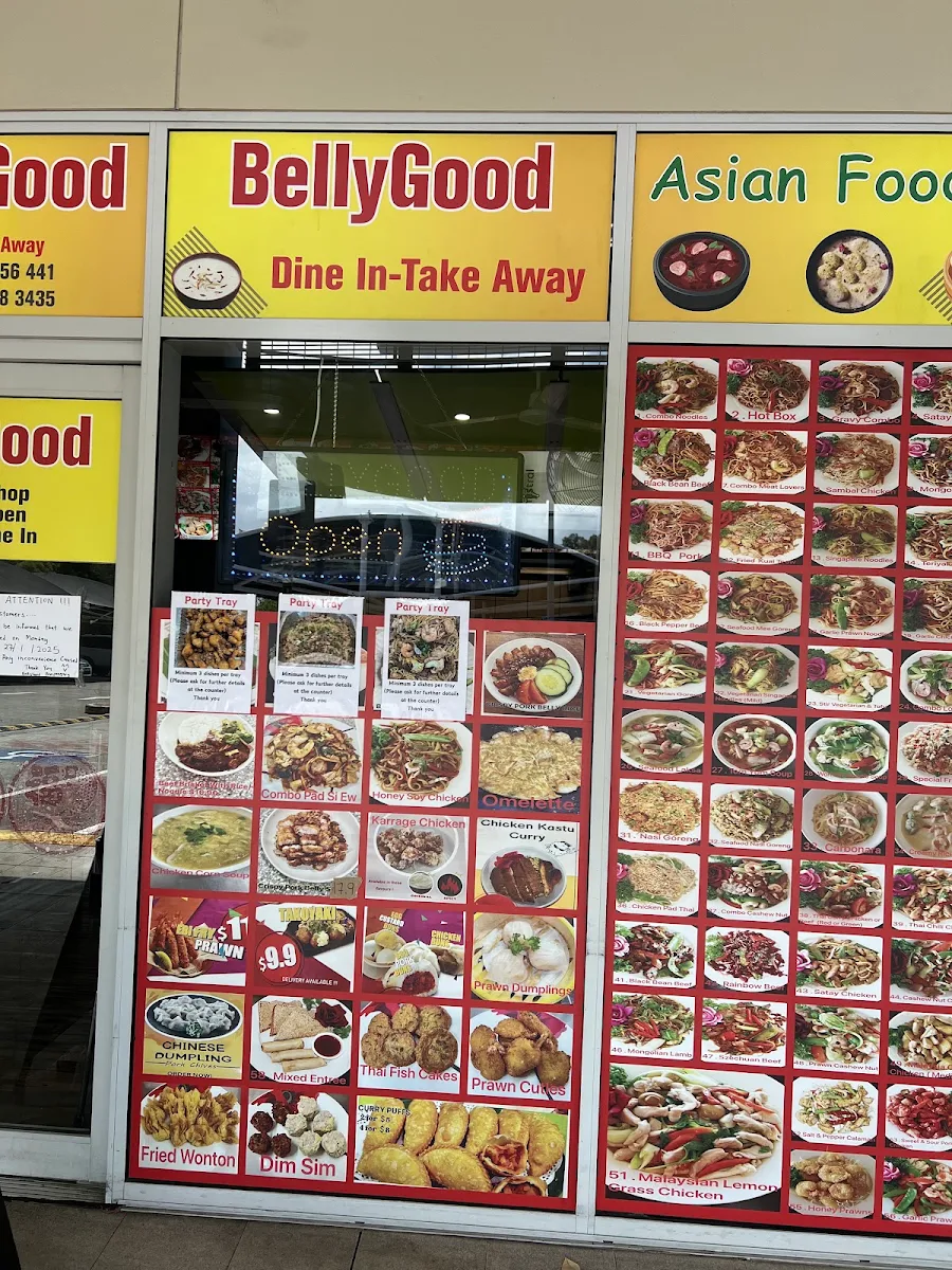 Menu, Bellygood Burpengary