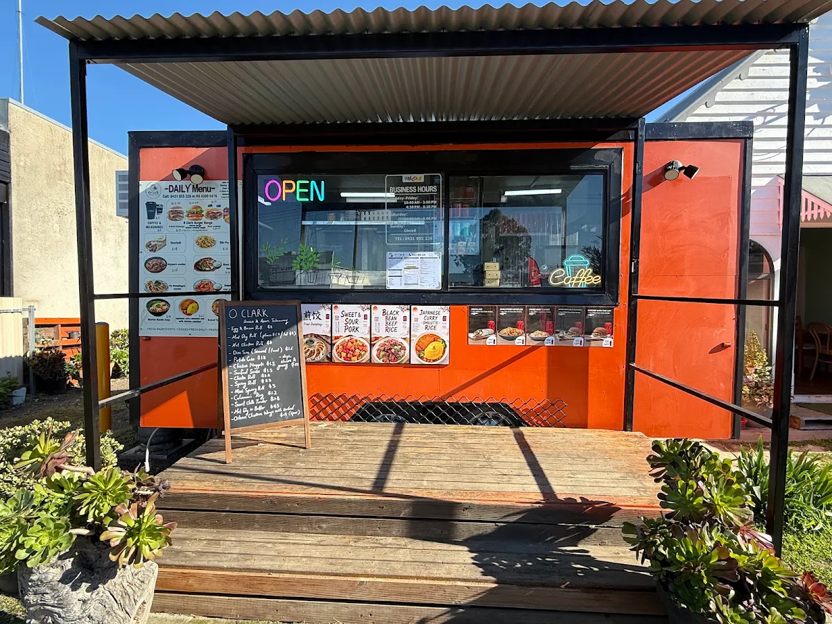 Menu, O CLARK Aussie & Asian Takeaway