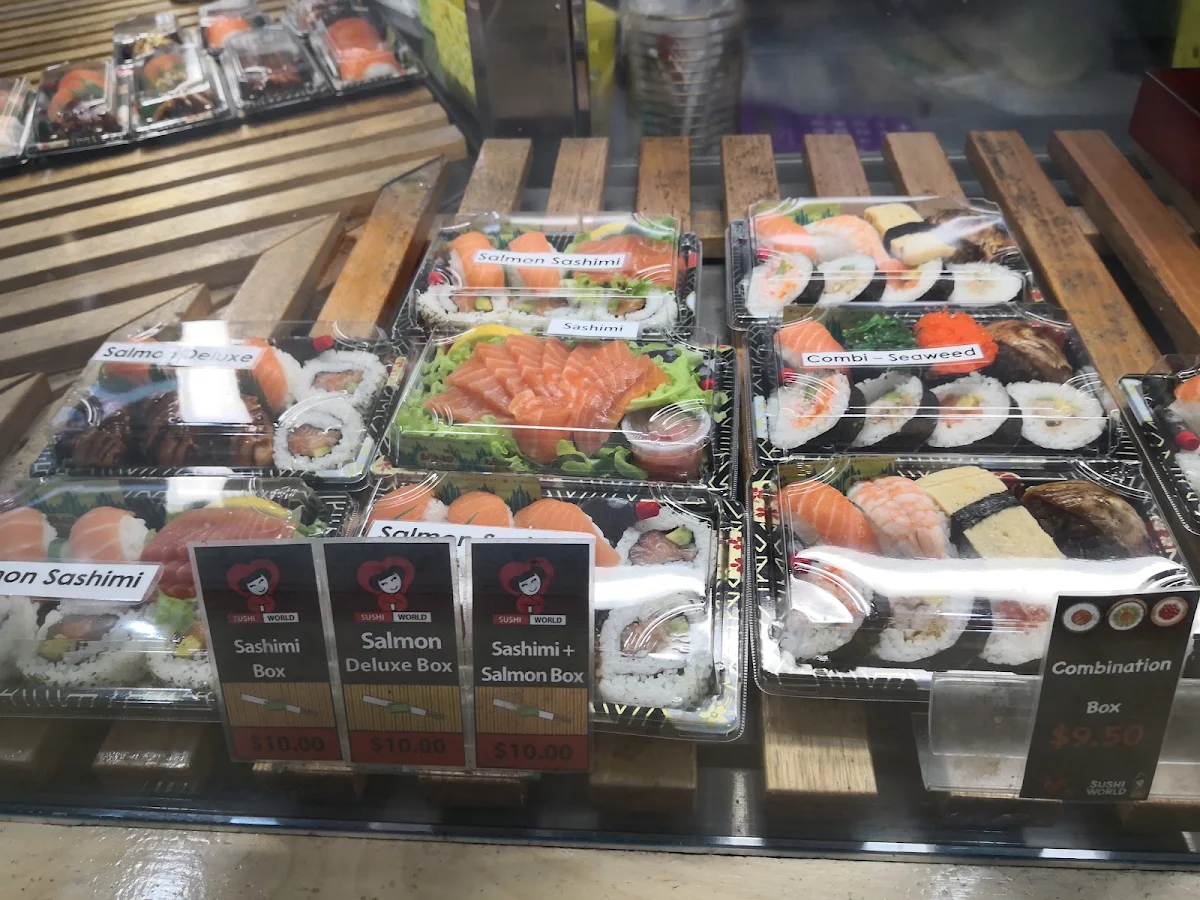 Menu, Sushi World Top Ryde